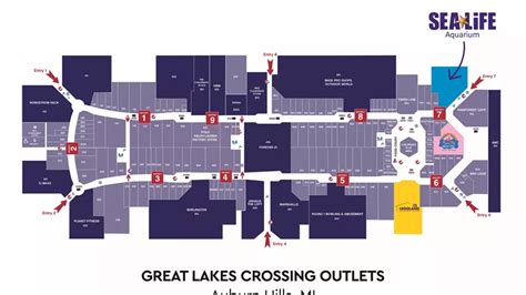 great lakes crossing outlets directory.